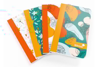 Silvine Hearts & Flowers Notebook Assorted Silvine Hearts & Flowers Notebook Assorted