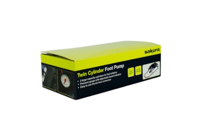 Sakura Twin Cylinder Footpump Sakura Twin Cylinder Footpump