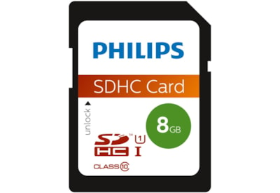 Philips 8gb Sd Memory Card Class 10 (PHISD8GBC10)