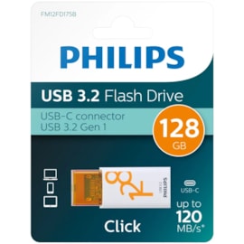 Philips 128gb Usb-c Click Flash Drive Philips 128gb Usb-c Click Flash Drive