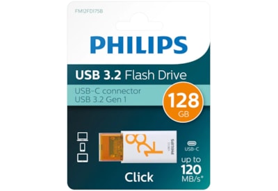 Philips 128gb Usb-c Click Flash Drive Philips 128gb Usb-c Click Flash Drive