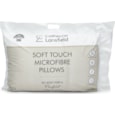 Pillows Microfibre Touchdown Pair (BD/37901/W/MPWP2/WH)