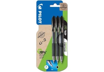 Pilot G207 Gel Pen Black 3's Pilot G207 Gel Pen Black 3's