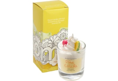 Get Fresh Cosmetics Pina Colada Piped Candle (PPINCOL04)