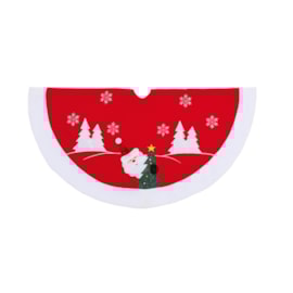 Premier Tree Skirt Red Santa with Tinsel 90cm Premier Tree Skirt Red Santa with Tinsel 90cm