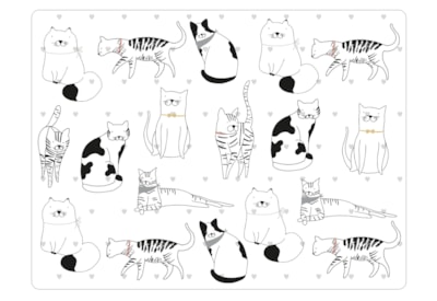 David Mason Design Playful Pets Cat Placemats 4s David Mason Design Playful Pets Cat Placemats 4s
