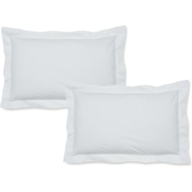 Catherine Lansfield 200tc Cotton Percale Oxford P/case Pair White Catherine Lansfield 200tc Cotton Percale Oxford P/case Pair White