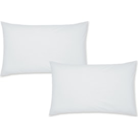 Bianca 200tc Cotton Percale Standard P/case Pair White Bianca 200tc Cotton Percale Standard P/case Pair White