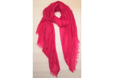 Plain Model Summer Scarf Fuchsia Plain Model Summer Scarf Fuchsia