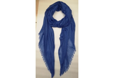 Plain Model Summer Scarf Royal Blue Plain Model Summer Scarf Royal Blue