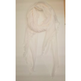 Plain Model Summer Scarf White Plain Model Summer Scarf White