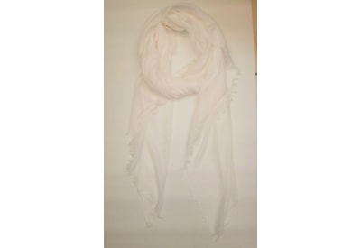 Plain Model Summer Scarf White Plain Model Summer Scarf White