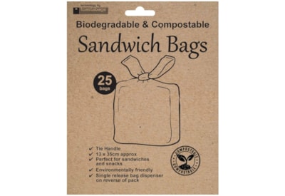 Planit Eco Friendly Sandwich Bags 25s Planit Eco Friendly Sandwich Bags 25s
