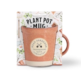 Plant Pot Mug Head Gardener