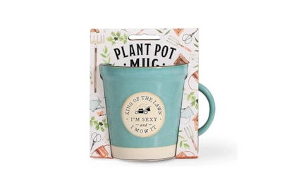 Plant Pot Mug King Of The Lawn