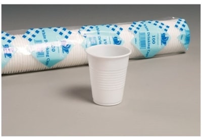Plastic Cups White 100s (E24.0201)