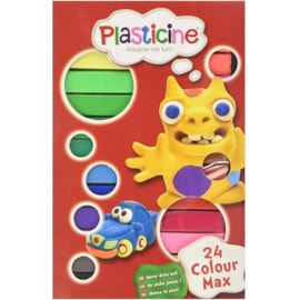 Plasticine 24 Colour Max (F9L10256)