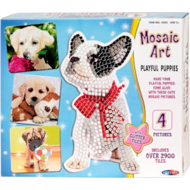 Playful Puppies Mosaic Art Set (4203)