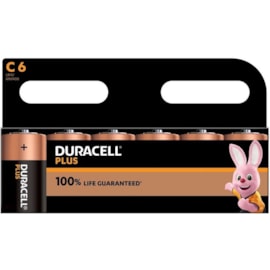 Duracell 100% C Batteries 6s Duracell 100% C Batteries 6s