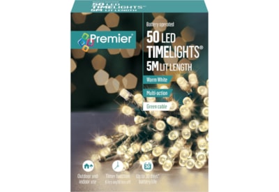 Premier 50 Bo Led Programmable Timer Lights Warm White (LB112382WW)