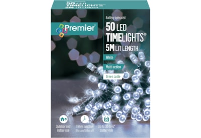 Premier 50 M-a B-o Timelights w Green Cable White
