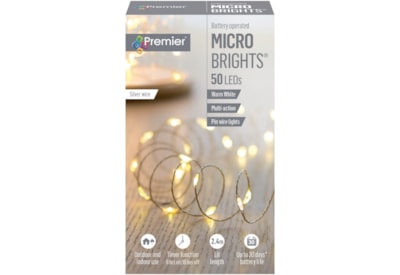 Premier Dec 50 B/o Led Timer Lights Warm White Premier Dec 50 B/o Led Timer Lights Warm White