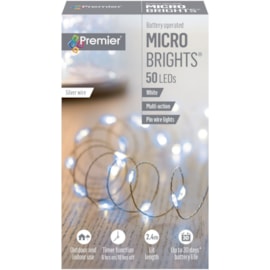 Premier Dec 50 B/o Led Timer Lights White Premier Dec 50 B/o Led Timer Lights White