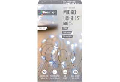 Premier Dec 50 B/o Led Timer Lights White Premier Dec 50 B/o Led Timer Lights White