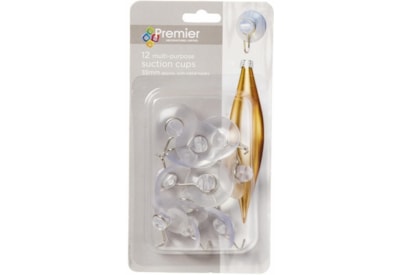 Premier Dual Purpose Suction Clips w Hook 12s