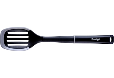 Prestige 2in1 Slotted Spoon w Silicone Edge Grey Prestige 2in1 Slotted Spoon w Silicone Edge Grey