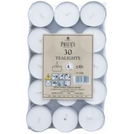 Prices White Tealights 30s Prices White Tealights 30s