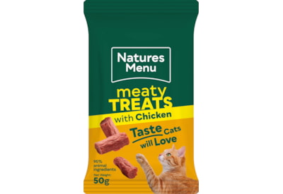 Natures Menu Meaty Treats Chicken 50g Natures Menu Meaty Treats Chicken 50g