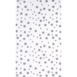 Printed Tissue Stars Silver 5 Sheet (C181)