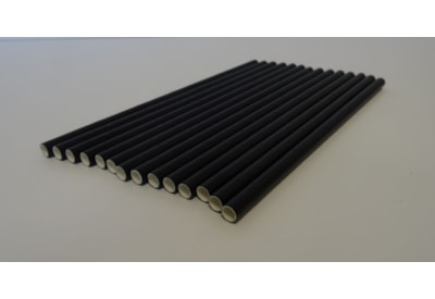Black Paper Straws 250s (PS-BLACK)