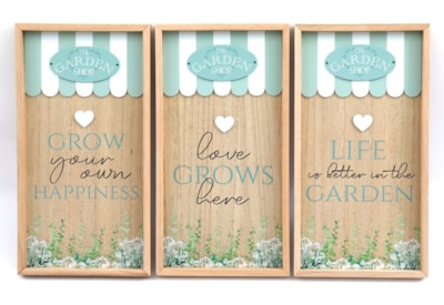 Sifcon Flower Shop Wooden Plaque 20x30 (PS0234)