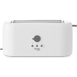Tower Presto Long Slot 4 Slice Toaster White Tower Presto Long Slot 4 Slice Toaster White