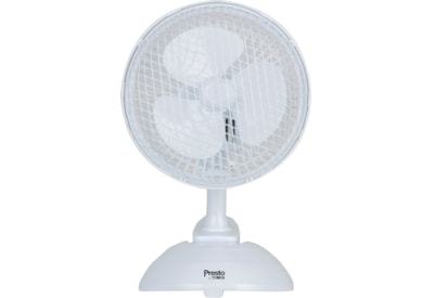 Tower Presto 2 In 1 Desk & Clip Fan White 6" Tower Presto 2 In 1 Desk & Clip Fan White 6"