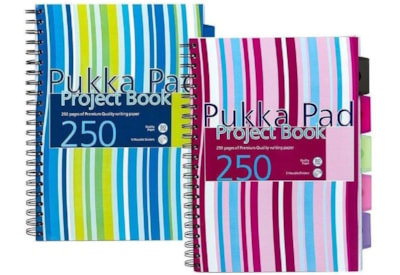 Pukka Pads A4 Stripes Project Book (PROBA4)