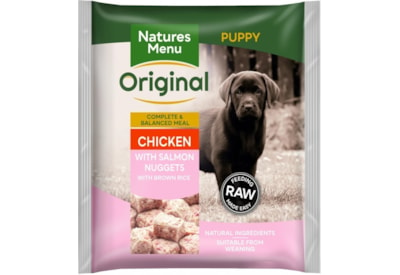 Natures Menu Dog nuggets - Puppy Chicken & Salmon (frozen) 1kg (NMNPU)