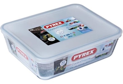 Pyrex Rectangle Storage Dish & Lid 2.6ltr (243P000)