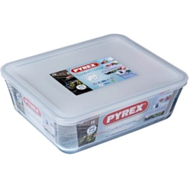 Pyrex Rectangle Storage Dish & Lid 4ltr (244P000)