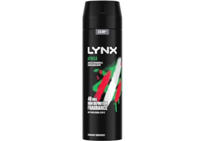 Lynx  Bodyspray Africa £3.99* 200ml (R001590)