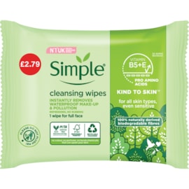 Simple Wipes Biodegradable *2.79 25's