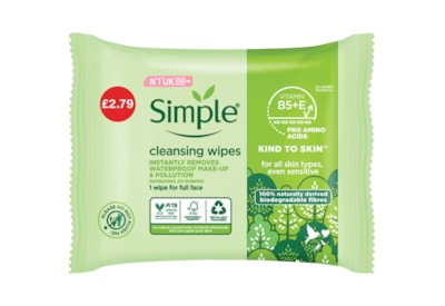 Simple Wipes Biodegradable *2.79 25's