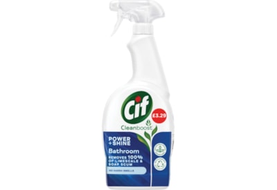 Cif Power & Shine Bathroom £3.29 Pmp 700ml Cif Power & Shine Bathroom £3.29 Pmp 700ml