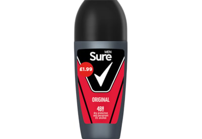 Sure Men Roll On Anti-Perspirant Deodorant Original 50Ml Pmp £1.99 Sure Men Roll On Anti-Perspirant Deodorant Original 50Ml Pmp £1.99