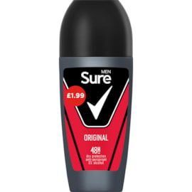 Sure Men Roll On Anti-Perspirant Deodorant Original 50Ml Pmp £1.99