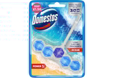 Domestos Power 5 Rimblock Ocean 1pc Domestos Power 5 Rimblock Ocean 1pc
