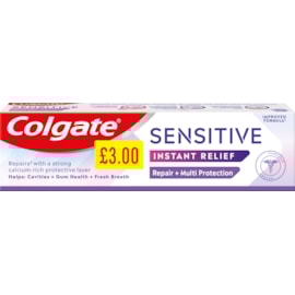 Colgate Toothpaste Sensitive 75Ml Instant Relief Multi Pmp 3.00