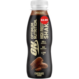 Optimum Nutrition High Protein Shake Chocolate 330Ml Pmp 2.99 Optimum Nutrition High Protein Shake Chocolate 330Ml Pmp 2.99